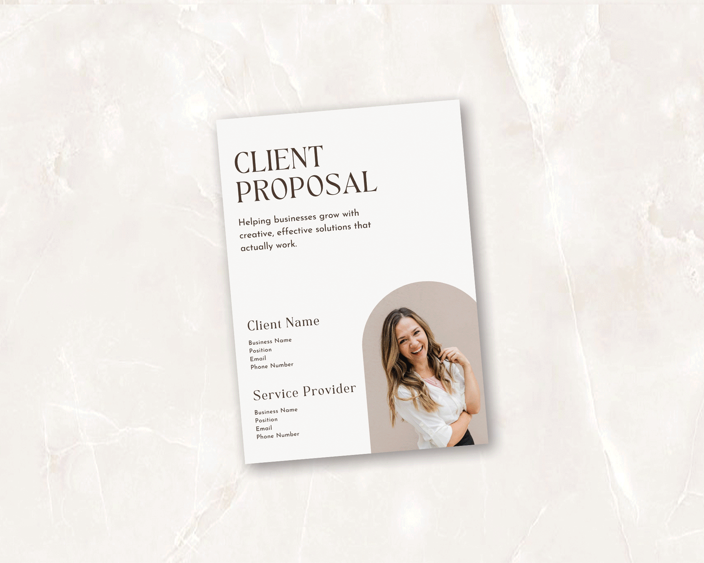 Client Proposal Canva Template
