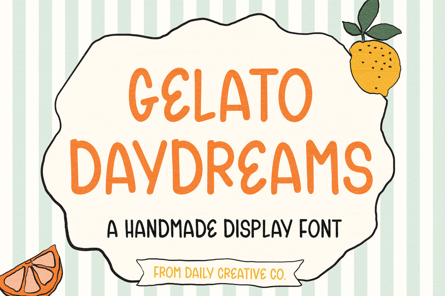 Gelato Daydreams Display Font Family