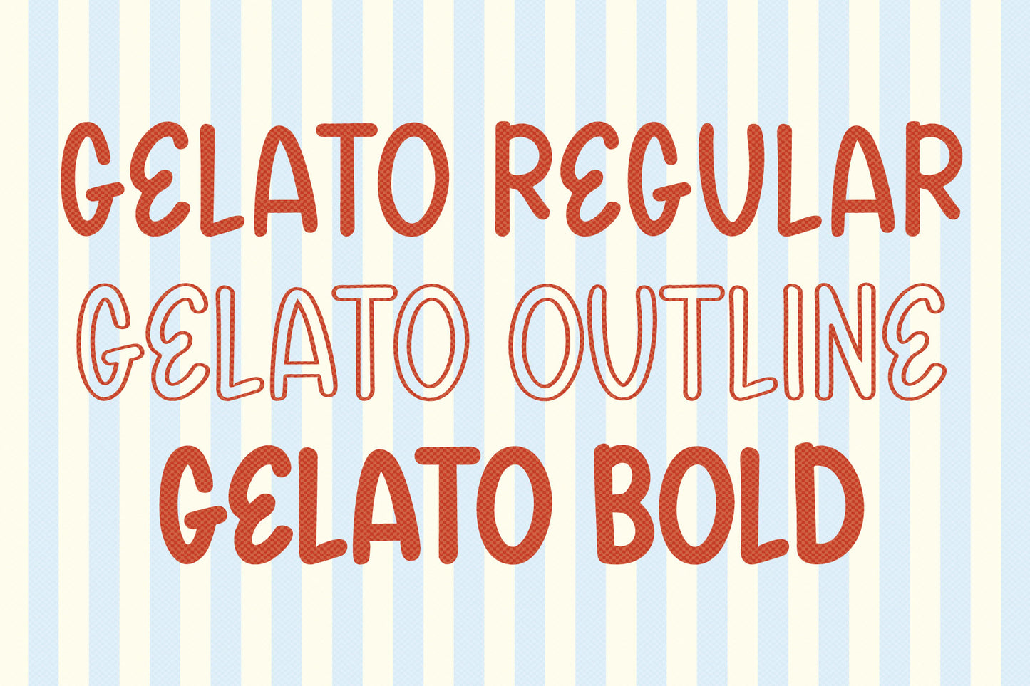 Gelato Daydreams Display Font Family