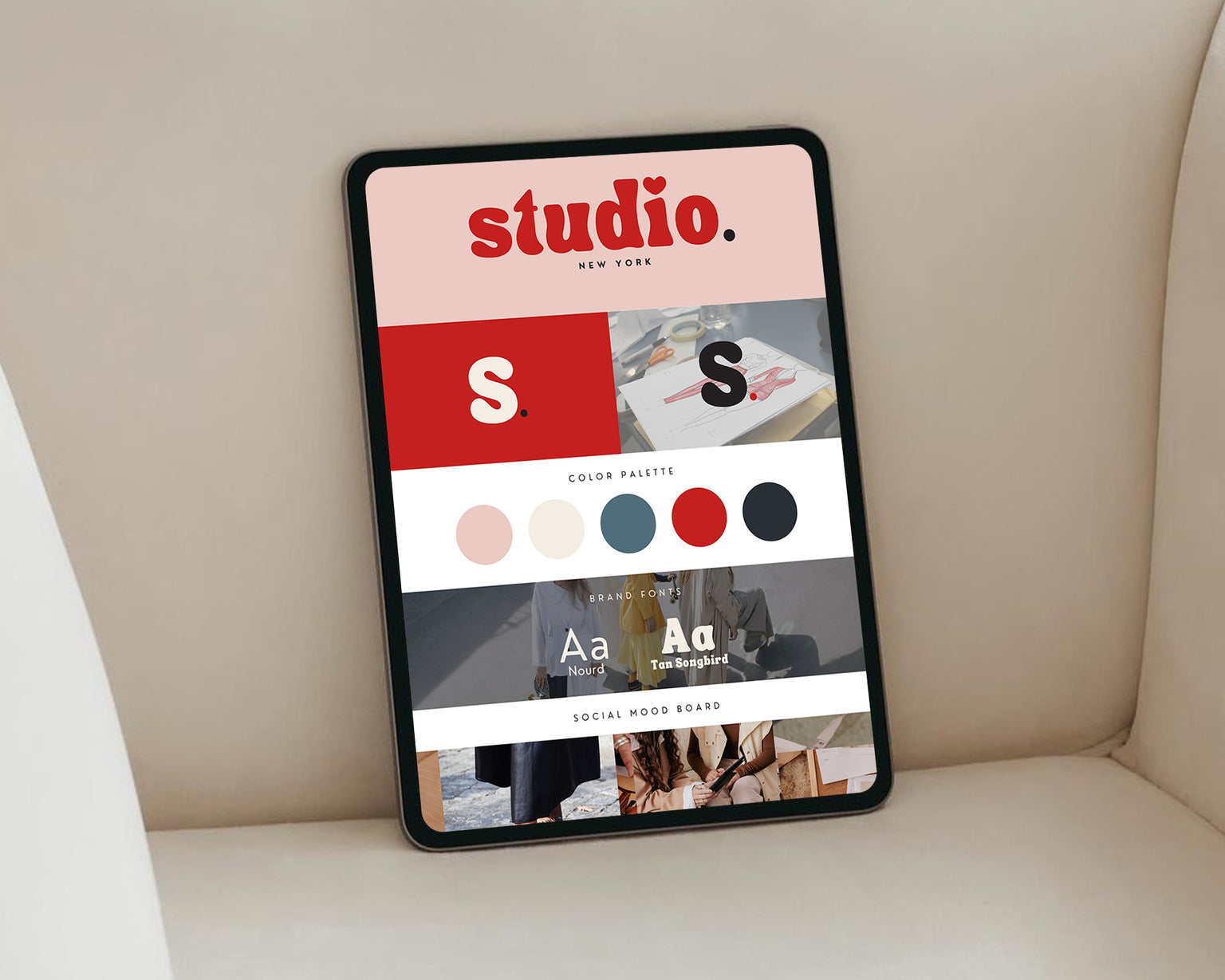 5 Editable Brand Board Canva Templates