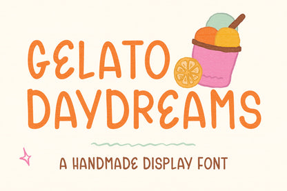 Gelato Daydreams Display Font Family