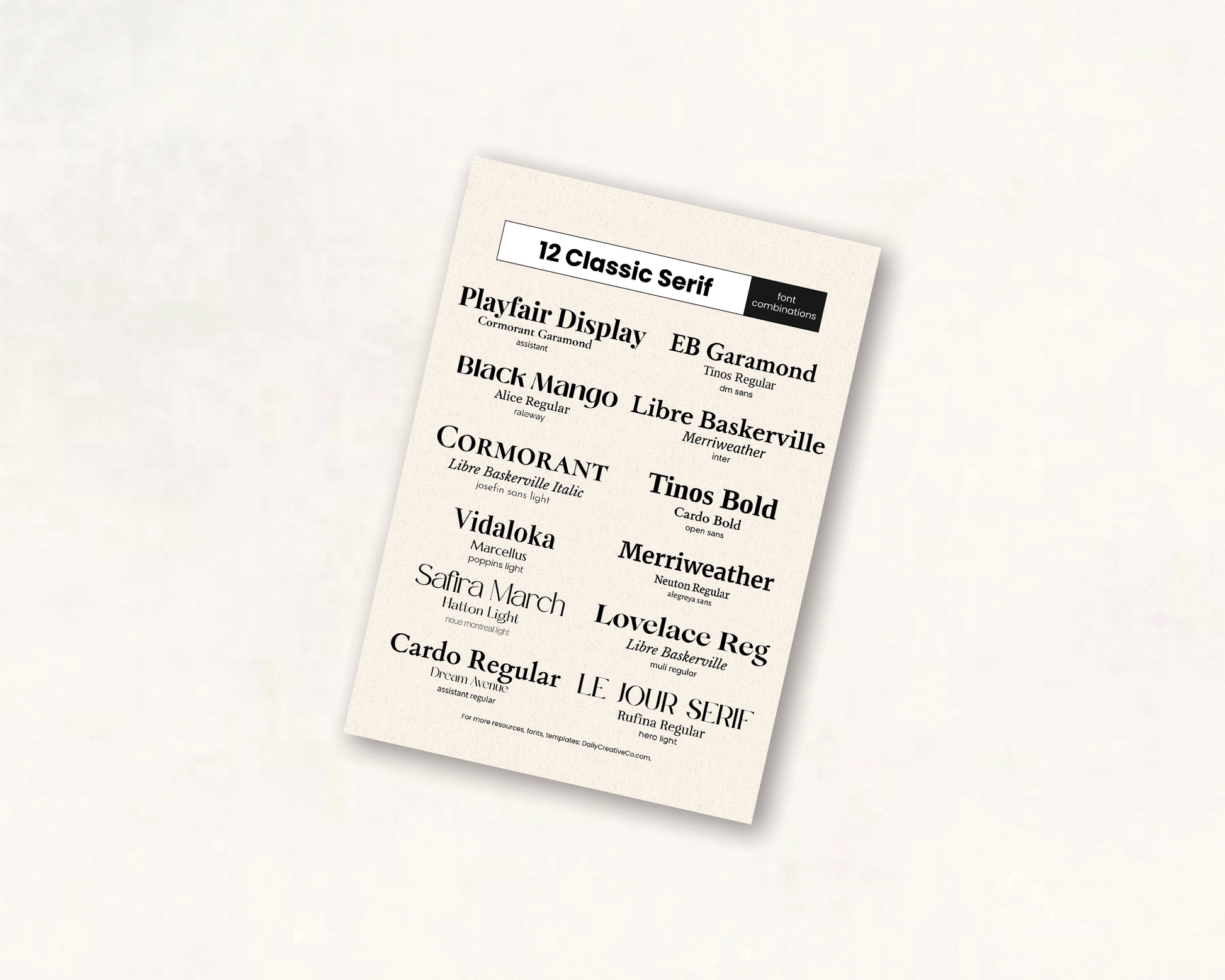 Minimalist Canva font pairings and branding templates for entrepreneurs and creators
