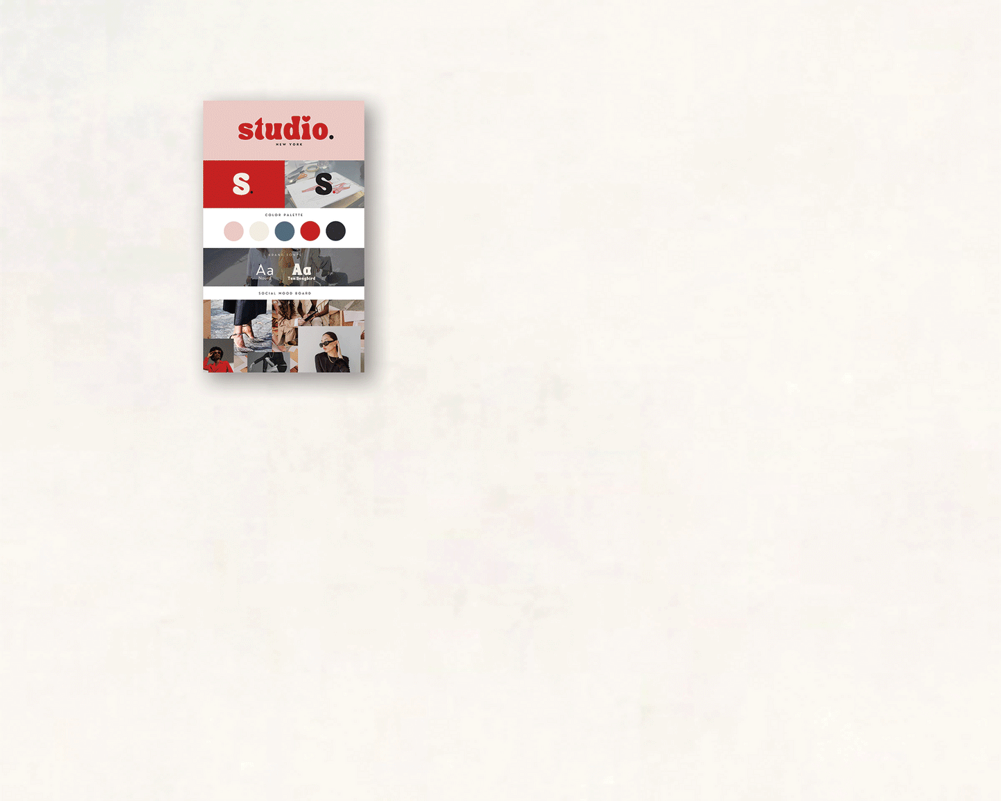 Canva branding kit with modern font combinations, brand boards, and style guide templates