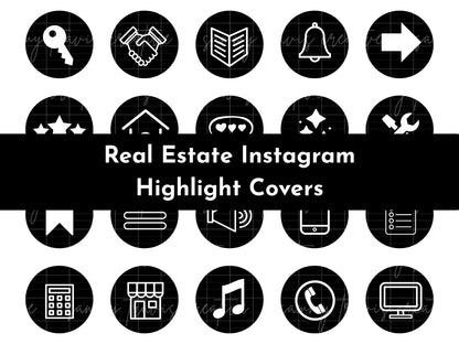 120+ Black Real Estate Instagram Highlight Icons