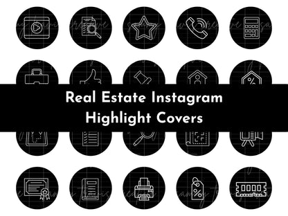 120+ Black Real Estate Instagram Highlight Icons