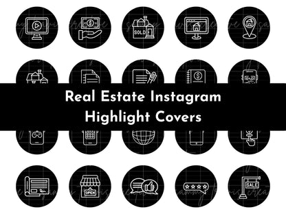 120+ Black Real Estate Instagram Highlight Icons