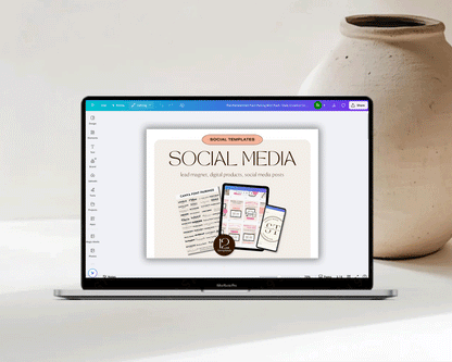 Customizable Canva template for digital product mockups, perfect for Etsy and Shopify sellers.