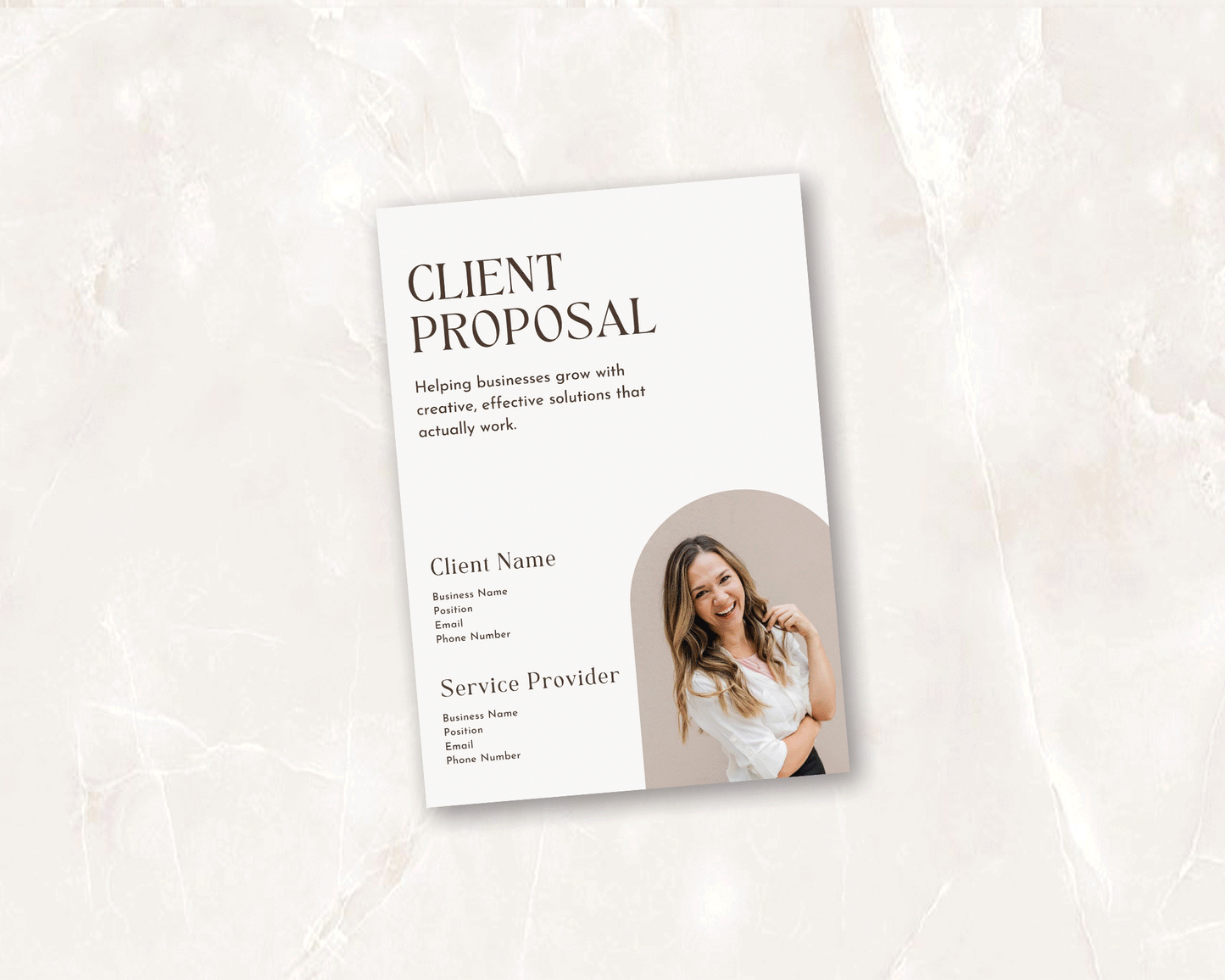 Client Proposal Canva Template