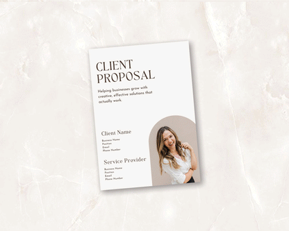 Client Proposal Canva Template