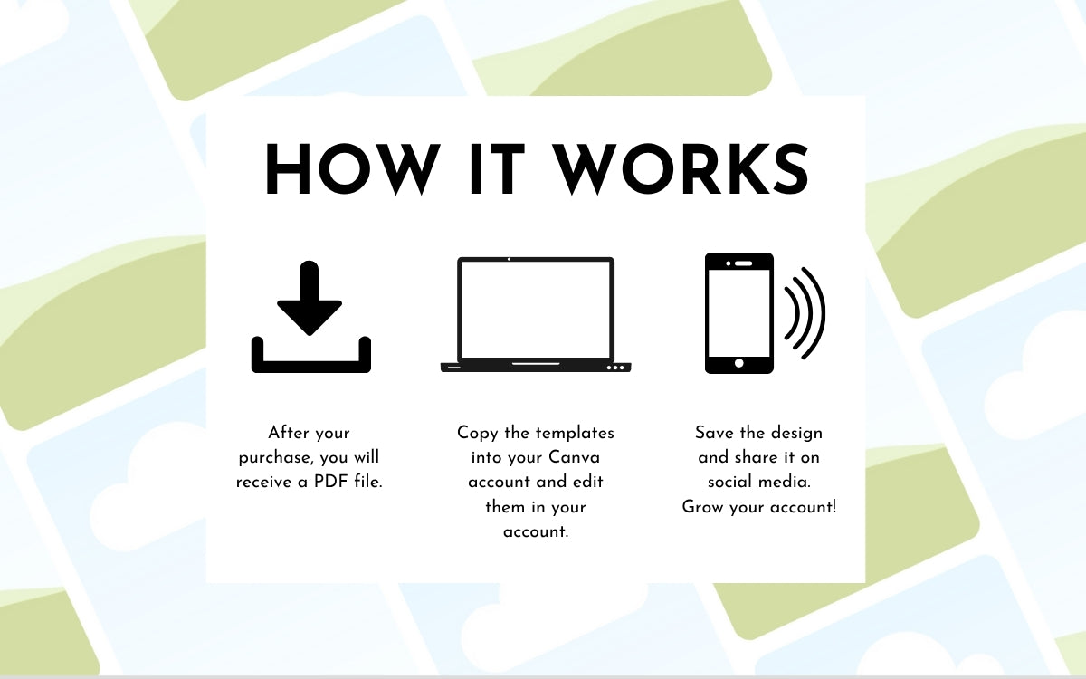 Pinterest Profile Cover Canva Template