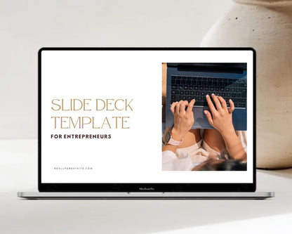 Editable Canva pitch deck template perfect for business presentations and proposals.
