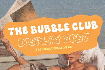 The Bubble Club Display Font Family
