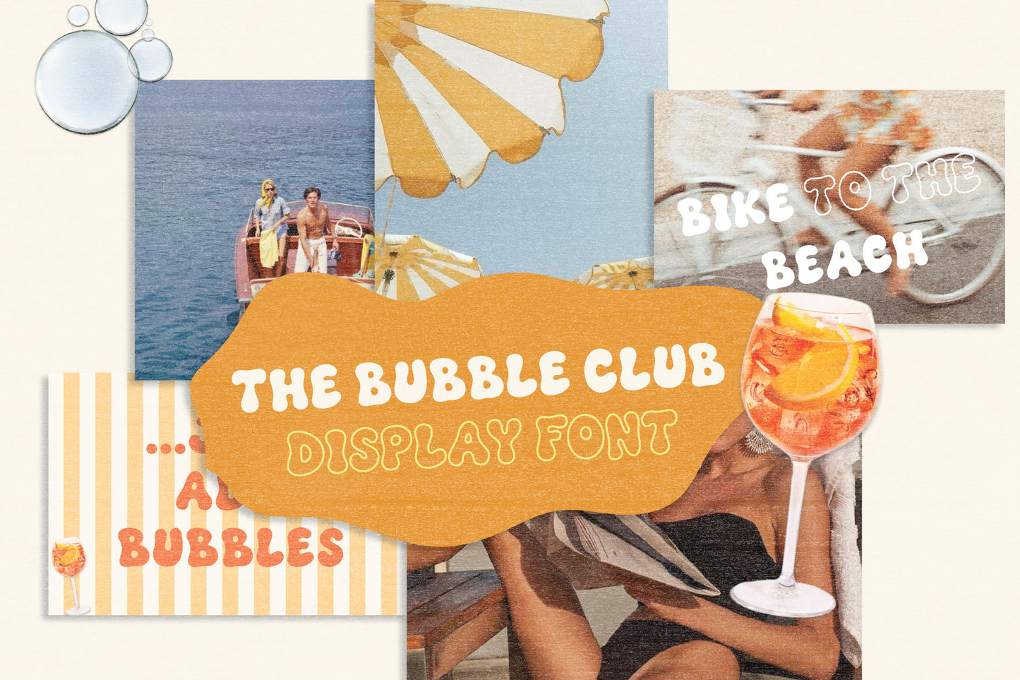 The Bubble Club Display Font Family